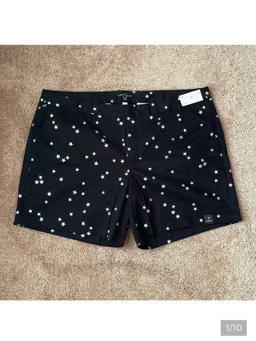 NWT JCP Boutique Star Shorts - Picture 1 of 10